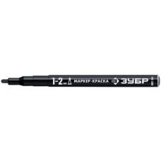 Маркер-краска ЗУБР МК-200 толщина 1-2 мм черный 06326-2