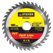 Диск пильный 185х30/20х30Т твердосплавные пластины дерево STAYER 3681-185-30-30_z01