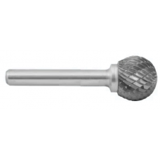 Борфреза сферическая 10х9х6х50 мм тип D D10 09М06 Х-образная насечка TORNERI T0183