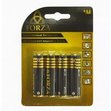 Батарейка тип AA пальчиковые 1,5 В FORZA Alkaline 4 шт 917-005