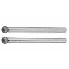 Набор алмазных мини-шарошек 4.0x3.2x38 мм 2 шт ЗУБР 35922