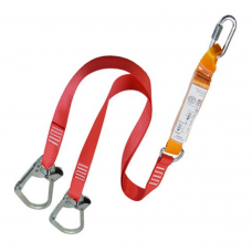 Строп Аад-двуплечий из полиамидной ленты с амортизатором, большой карабин+Кс ВЫС006