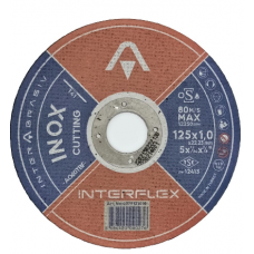Круг абразивный отрезной 125х1,0х22 мм INOX T41 INTERFLEX 4079121010