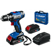 Шуруповерт аккумуляторный 2АКБ 4А•ч, 20В, 50Н•м, кейс ЗУБР Профессионал DL-201-42