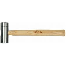 Молоток алюминиевый 580 г 50 мм деревянная ручка YATO YT-45282