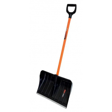 Лопата снеговая 550х380 мм  алюминиевая рамка стальной черенок SIBIR 2610