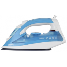 Утюг BBK ISE-2400 голубой 2400 Вт, подошва - керамика, паровой удар - 140 г/мин, 1.8 м