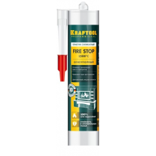 Герметик силикатный огнеупорный KRAFTOOL KRAFTSIL FR150 300 мл 1500 градусов жаростойкий черный 41260-4