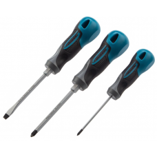 Набор отверток 3 предметов трехкомпонентная ручка GROSS 12167