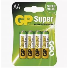 Батарейка тип AA пальчиковые 15А LR6/316 GP упаковка 4 шт 497748/6245
