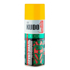 Грунт-эмаль по ржавчине аэрозоль желтый KUDO 520мл KU311018