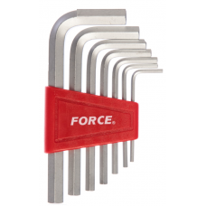 Ключи шестигранные комплект 7 шт длинные Г-образные FORCE 5072L
