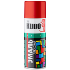 Краска аэрозольная красная KU-1003 емкость 520 мл KUDO 