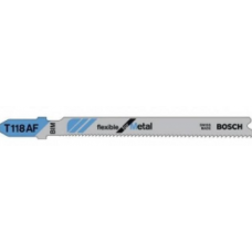 Пилки по металлу для электрического лобзика длина шаг 1,1-1,5 мм BOSCH T118AF упаковка 1 шт 2608634774