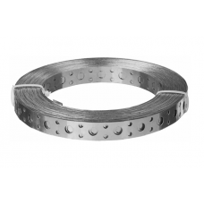 КРЕПЕЖ купить в Омске Перфолента оцинкованная прямая 0,5-12 25м 310247-12-05