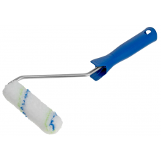 Мини-валик в сборе "Водные краски", 110 мм, ворс 12 мм, D - 16 мм, D ручки - 6 мм, полиэстер Сибртех 80580