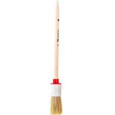 Кисть круглая 25 мм/№4 деревянная ручка светлая щетина MTX 82074