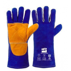 Краги сварщика спилковые 5п особо прочные УТЕПЛЕННЫЕСАПФИР