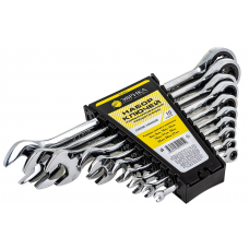 Набор ключей комбинированных трещоточных 6 - 27 мм (10 пр) Эврика ER-20627