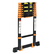 Лестница телескопическая 13ступ STARTUL 13.5 кг BLACK LINE односекционная алюминиевая 510 см ST9931-051