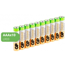 Батарейка тип AAA мизинчиковые GP Alkaline 24A 10шт 