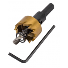 Пила кольцевая по металлу коронка  22 мм твердосплавная биметаллическая Denzel 724103