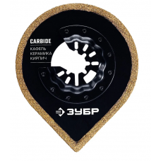 Насадка для МФИ ЗУБР CARBIDE ВК8 Р60, 70x1.8мм керамика кирпич пенобетон 15579-70